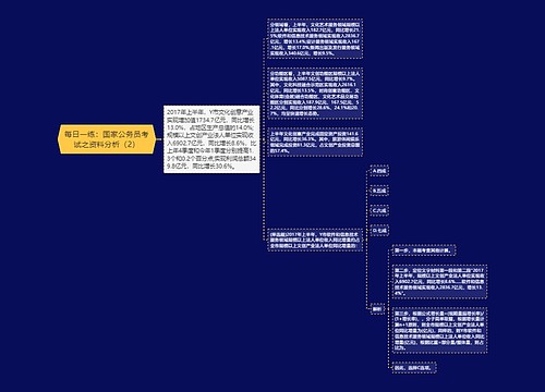 每日一练：国家公务员考试之资料分析（2）