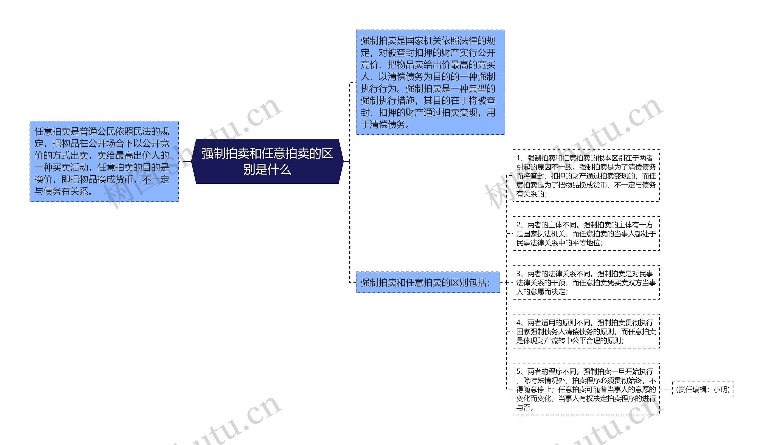 强制拍卖和任意拍卖的区别是什么