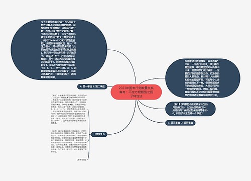 2023年国考行测数量关系备考：不定方程题型之因子特性法