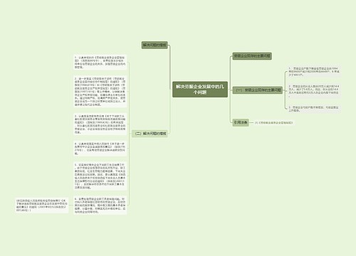 解决劳服企业发展中的几个问题