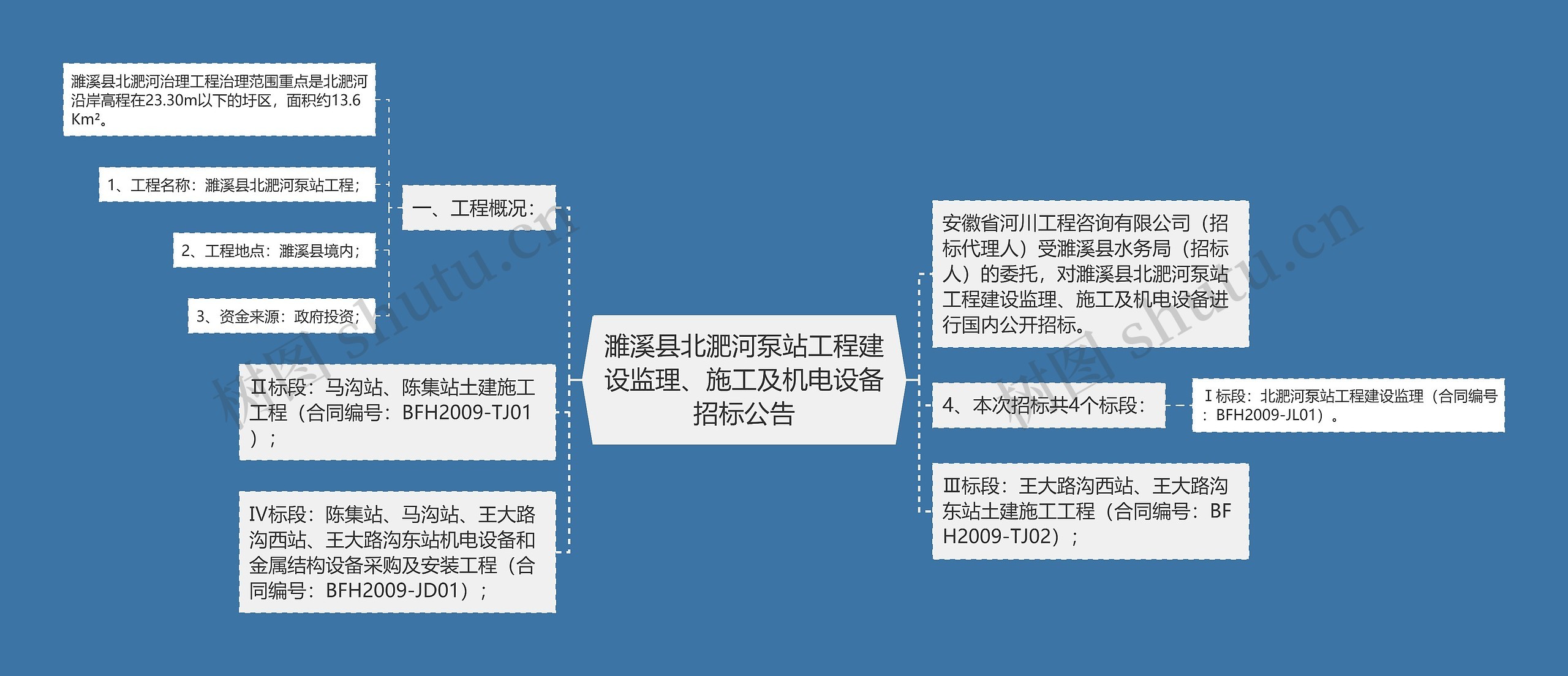 濉溪县北淝河泵站工程建设监理、施工及机电设备招标公告