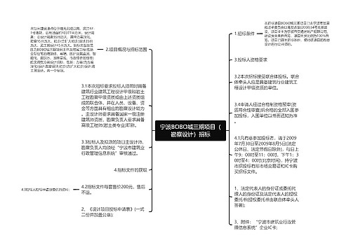 宁波BOBO城三期项目（勘察设计）招标