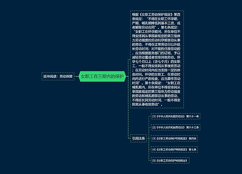 女职工在三期内的保护