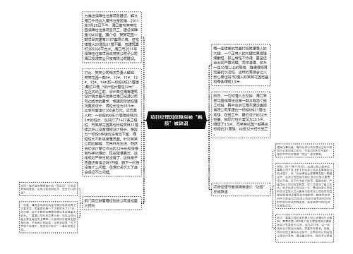 项目经理因保障房被“截肢”被辞退