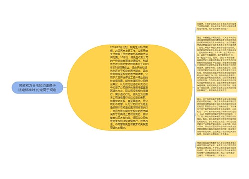 劳资双方合法的约定高于法定标准时 约定高于规定