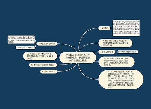 庐江县龙桥镇福兴水厂库房及管理房、罗河镇七桥水厂管理房工程施