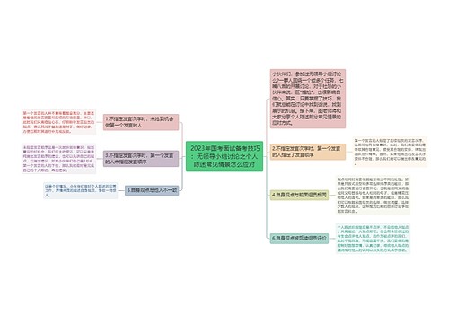  2023年国考面试备考技巧：无领导小组讨论之个人陈述常见情景怎么应对