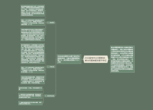 2022国考申论问题解读：解决问题类题目题干特征