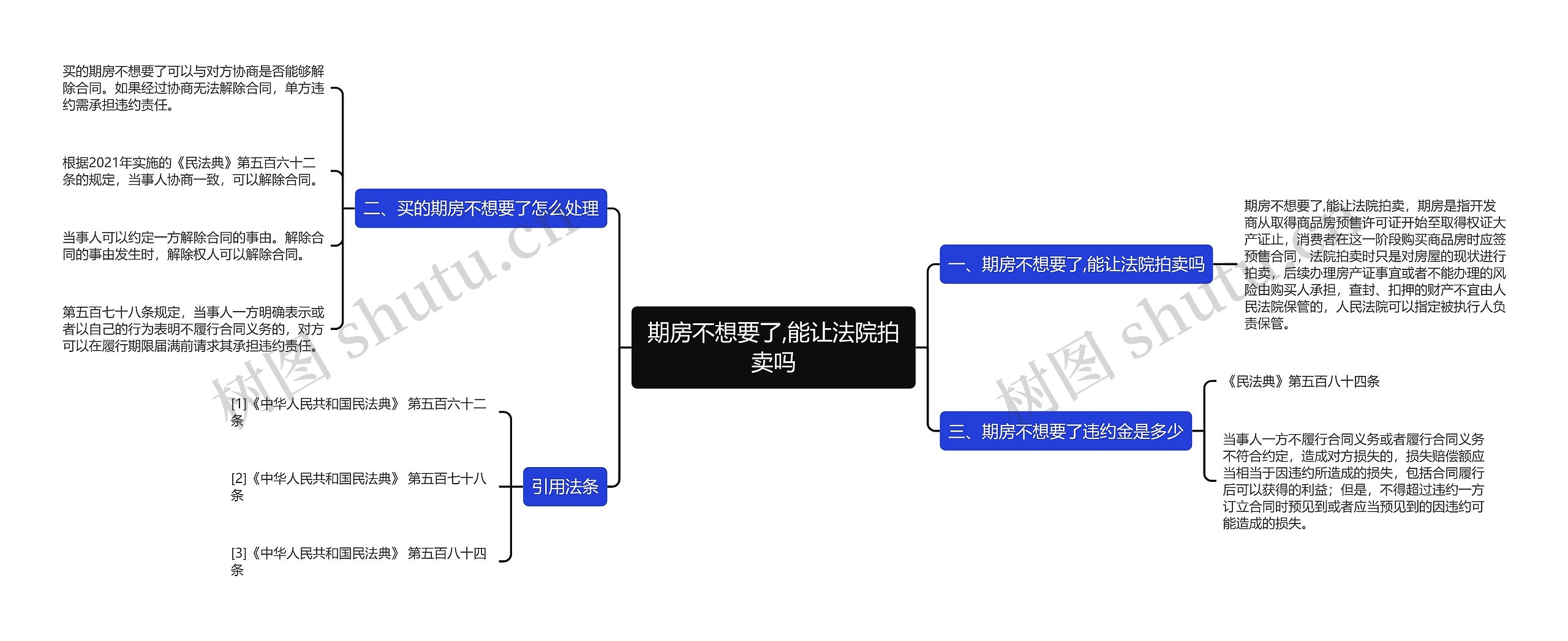 期房不想要了,能让法院拍卖吗思维导图