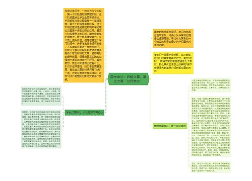 国考申论：拆解文章，莫让文章“过目就忘”