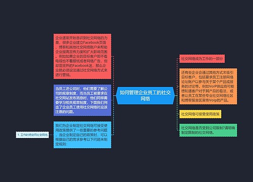 如何管理企业员工的社交网络