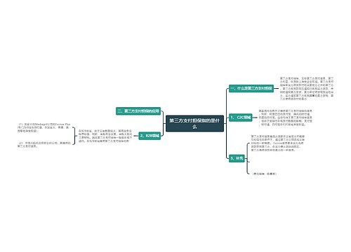 第三方支付担保指的是什么
