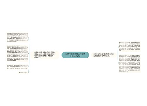 股票采取做市转让对挂牌公司有何好处