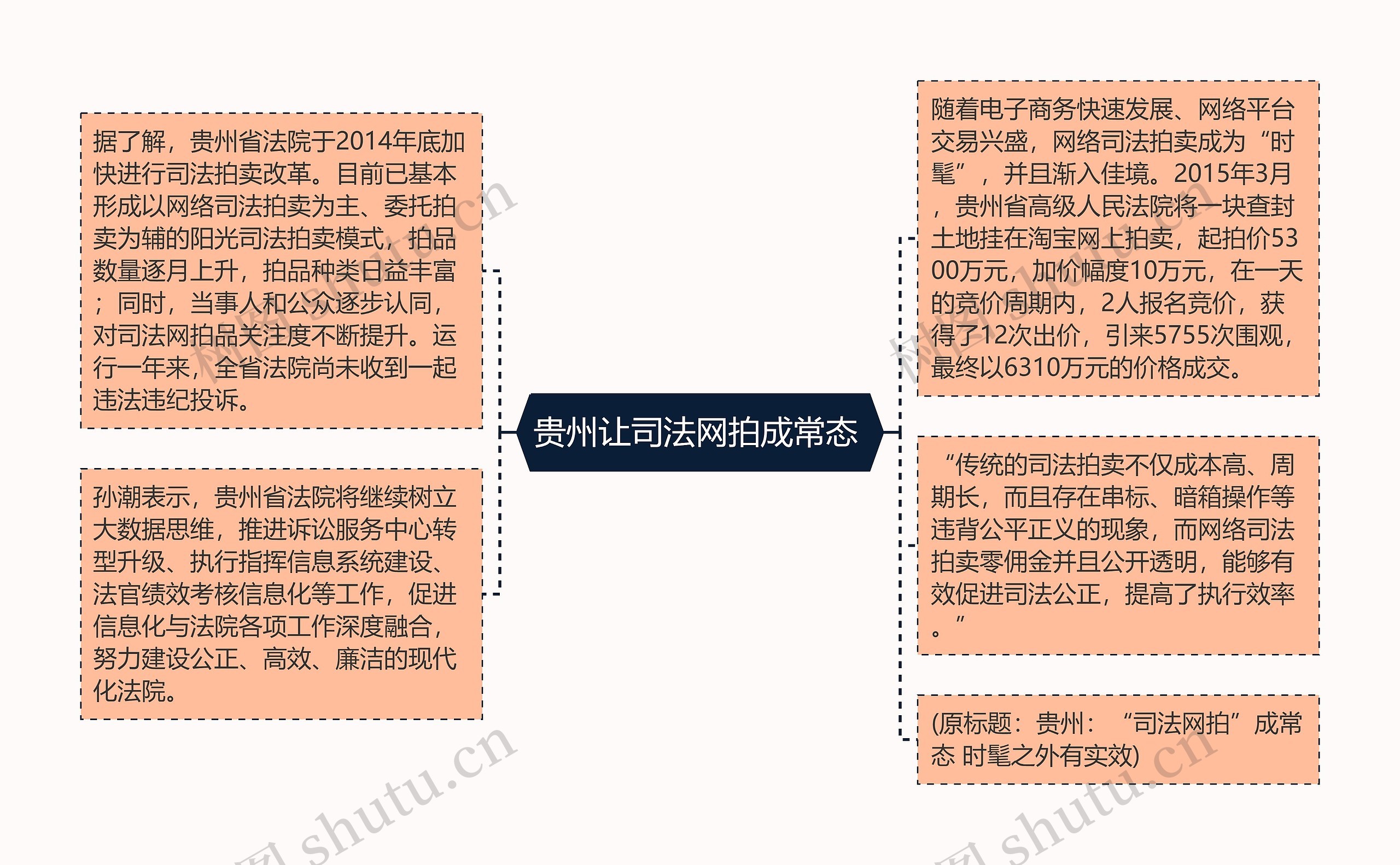 贵州让司法网拍成常态 思维导图