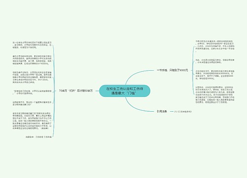 在校生工伤认定和工伤待遇是最大“门槛”