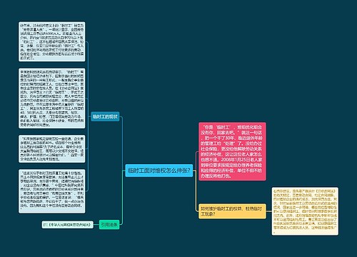 临时工面对维权怎么伸张?