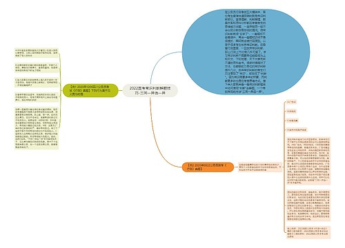 2022国考常识判断解题技巧-三同一异选一异