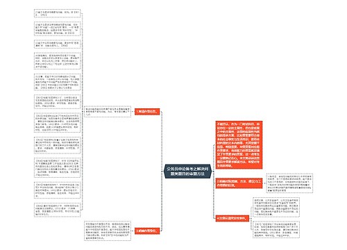 公务员申论备考之解决问题类题目的审题方法