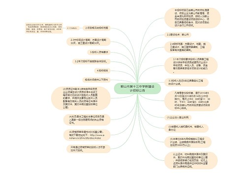 鞍山市第十三中学新建设计招标公告