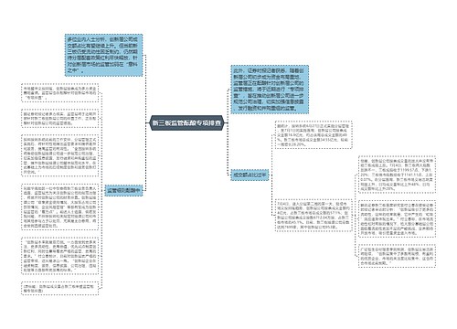 新三板监管酝酿专项排查