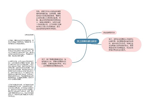 员工招聘也要出新招