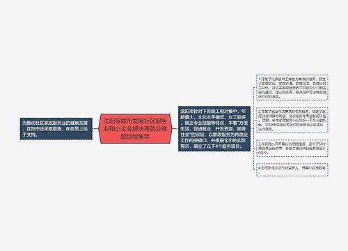 沈阳等城市发展社区服务业和小企业解决再就业难题经验集萃