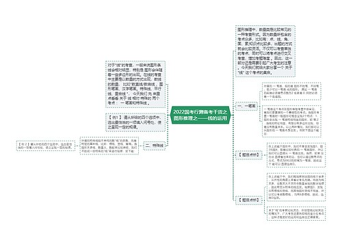 2022国考行测备考干货之图形推理之——线的运用