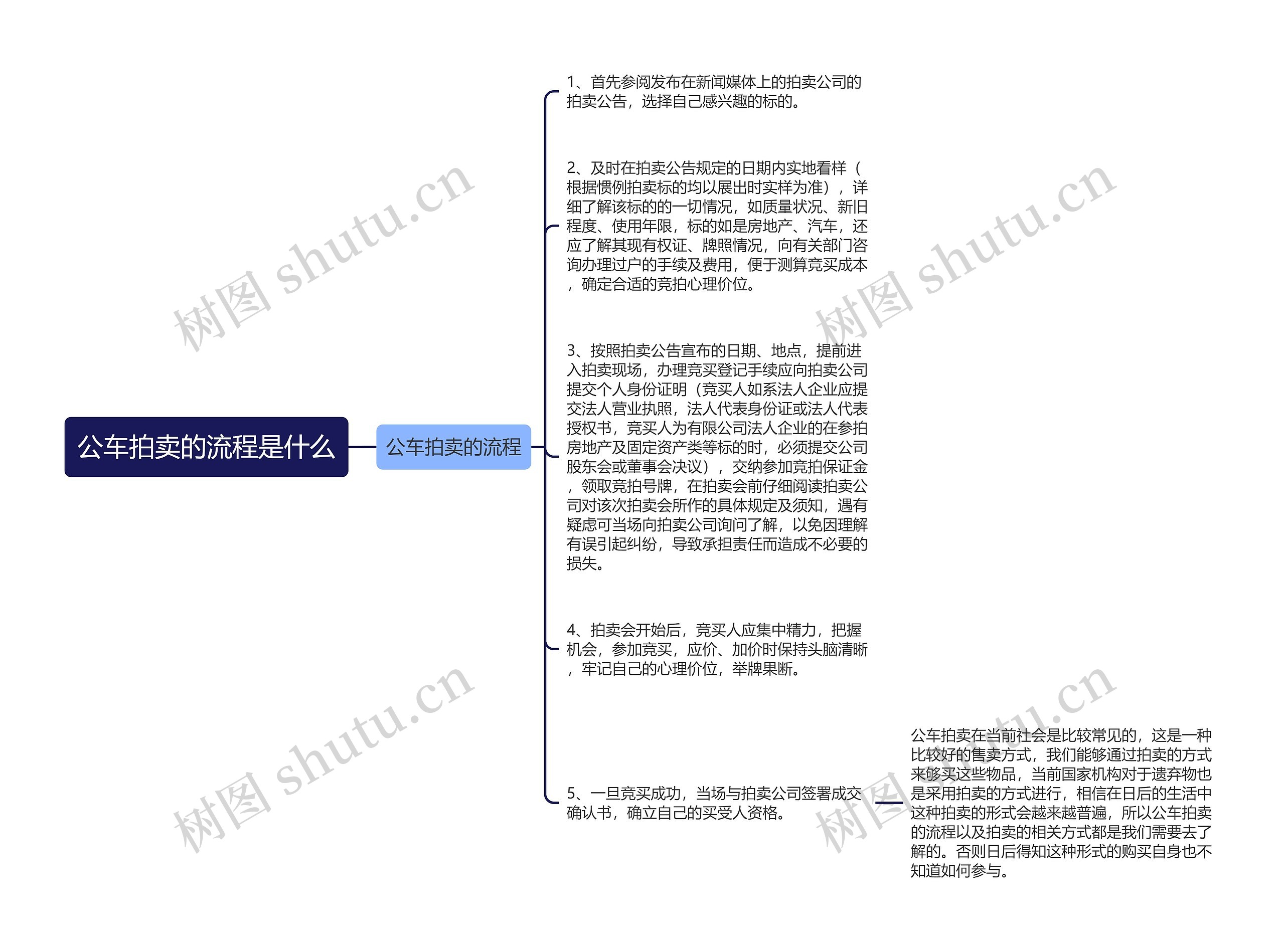 公车拍卖的流程是什么