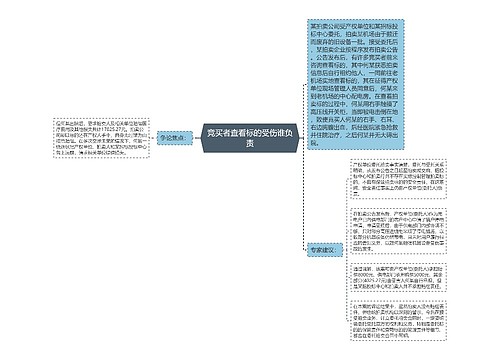 竞买者查看标的受伤谁负责