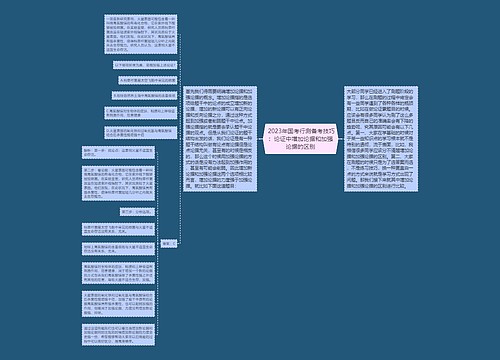  2023年国考行测备考技巧：论证中增加论据和加强论据的区别