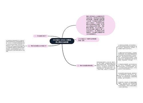 2022国考《申论》命题趋势之概括归纳类题