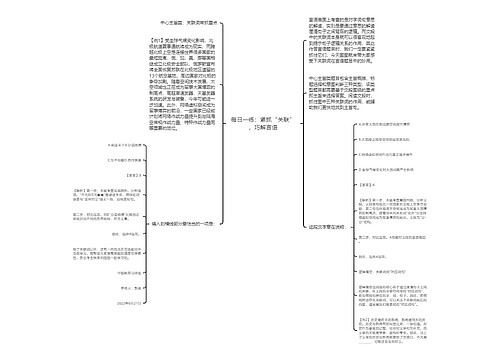 每日一练：紧抓“关联”，巧解言语