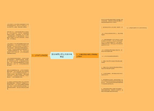 股份有限公司上市条件有哪些