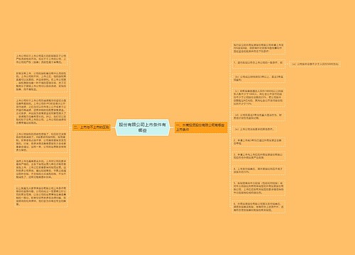 股份有限公司上市条件有哪些