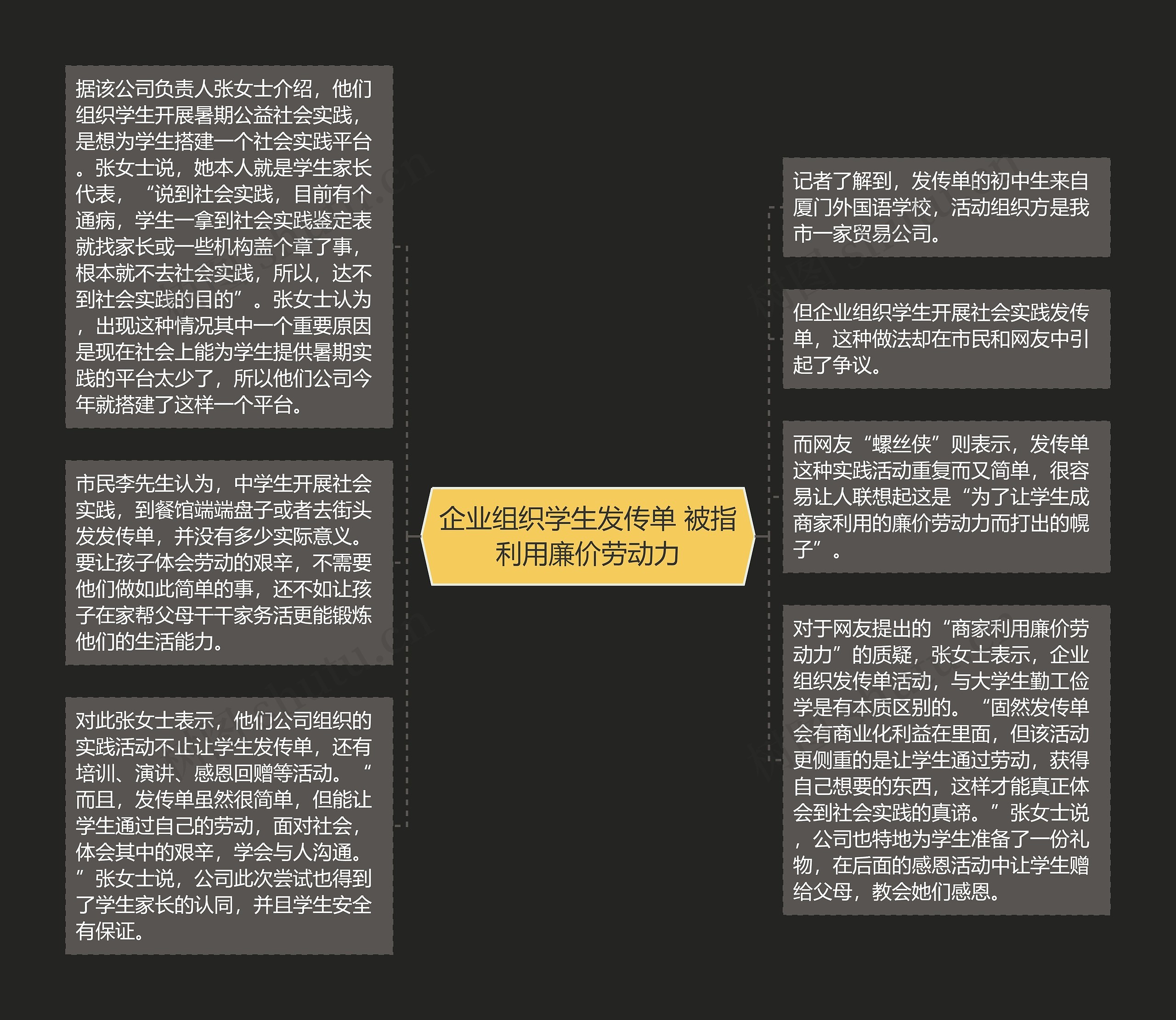 企业组织学生发传单 被指利用廉价劳动力