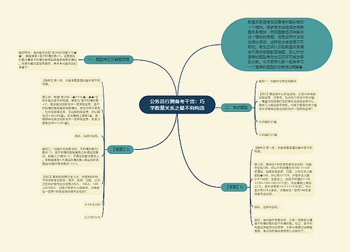 公务员行测备考干货：巧学数量关系之最不利构造