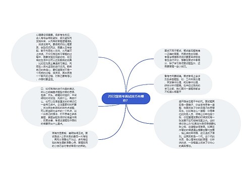 2022国省考面试技巧有哪些？