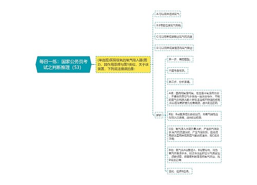 每日一练：国家公务员考试之判断推理（53）