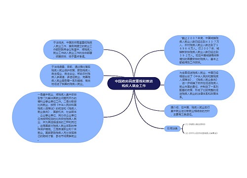 中国政府高度重视和推进残疾人就业工作