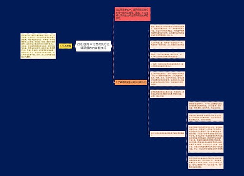 2023国考申论贯彻执行之调研报告的答题技巧