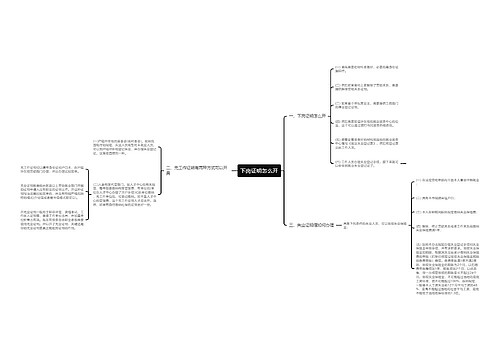 下岗证明怎么开