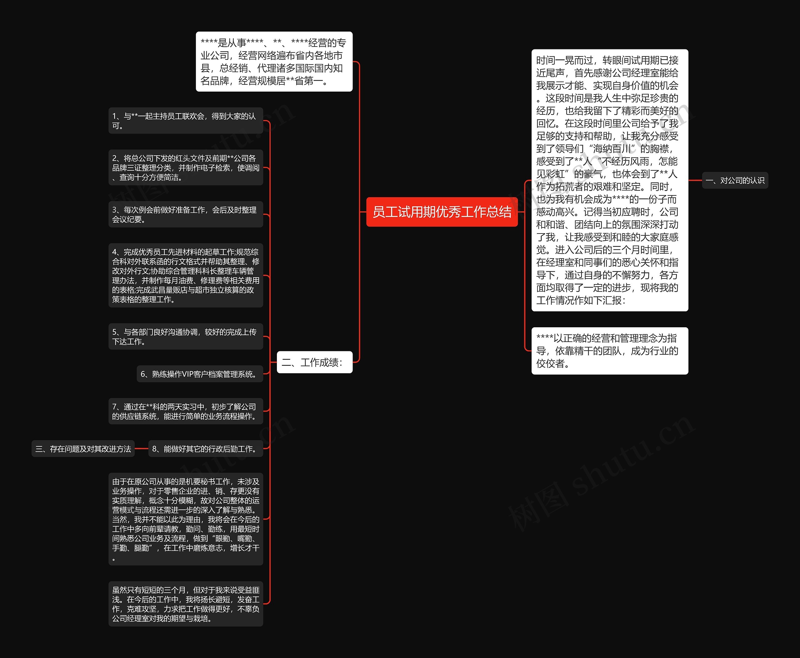 员工试用期优秀工作总结