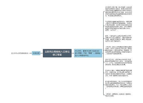 互联网众筹被纳入证券法修订草案