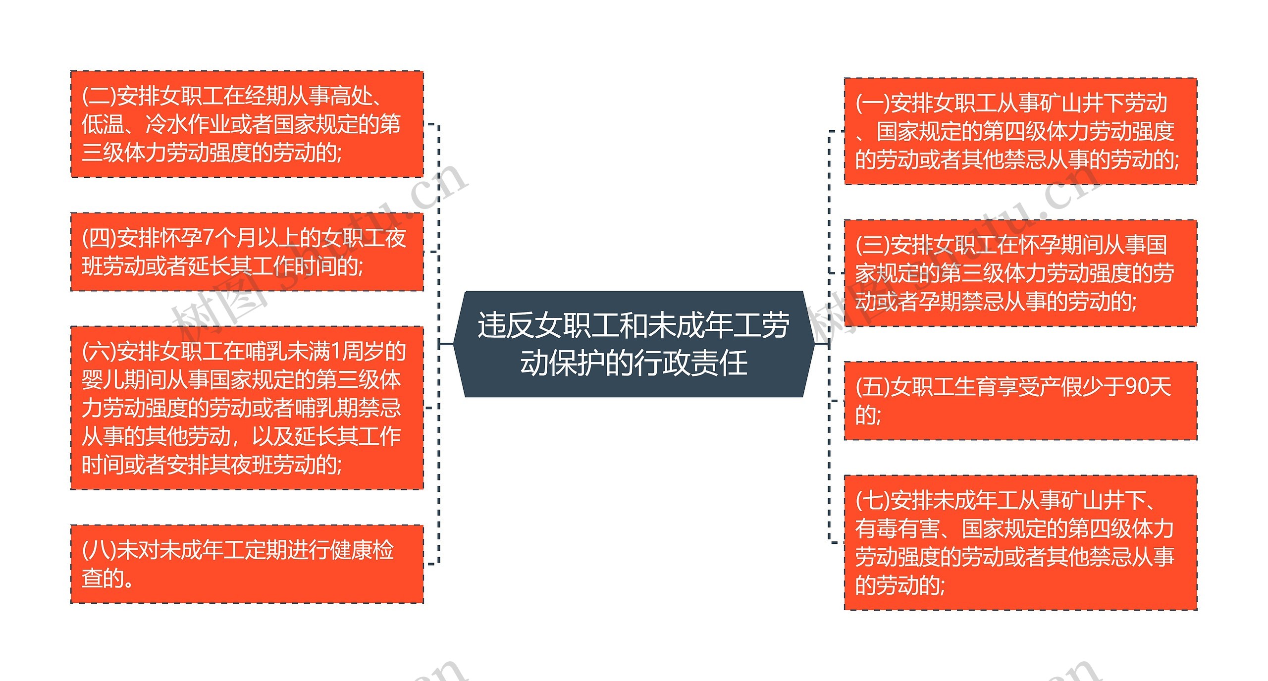 违反女职工和未成年工劳动保护的行政责任