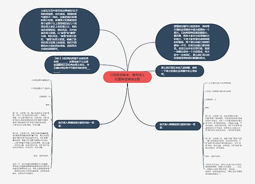 行测言语备考：善用语义轻重解逻辑填空题