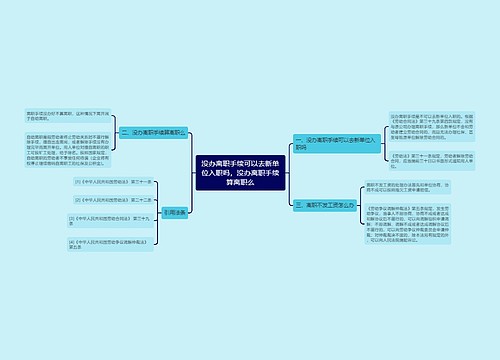 没办离职手续可以去新单位入职吗，没办离职手续算离职么