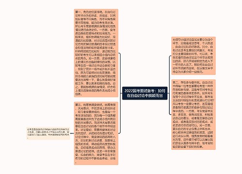 2022国考面试备考：如何在自由讨论中脱颖而出