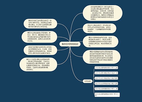 集体合同特别规定