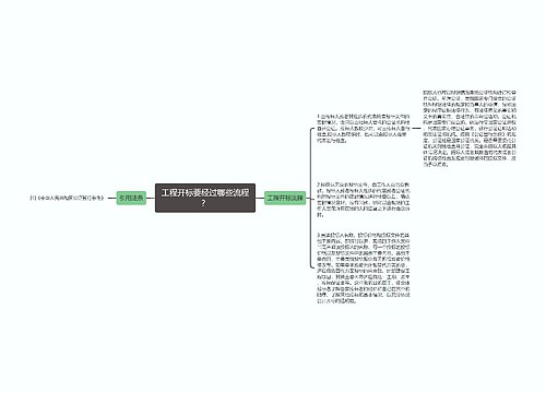 工程开标要经过哪些流程？