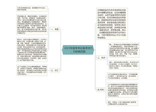  2023年国考申论备考技巧：归纳概括题